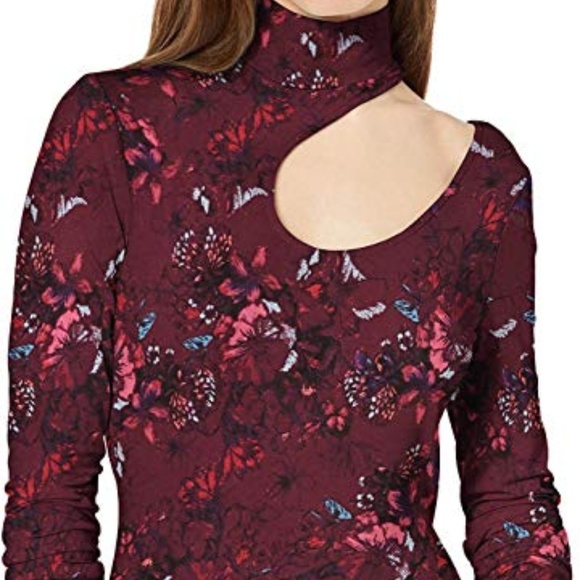Classic Guess Strapless Top UK S Multicolour Floral JB006